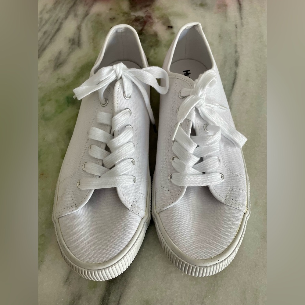 Hurley White Collin Shoes / Lace- Up Closed Toe Low Top Sneakers / Men’s 11 NWOT